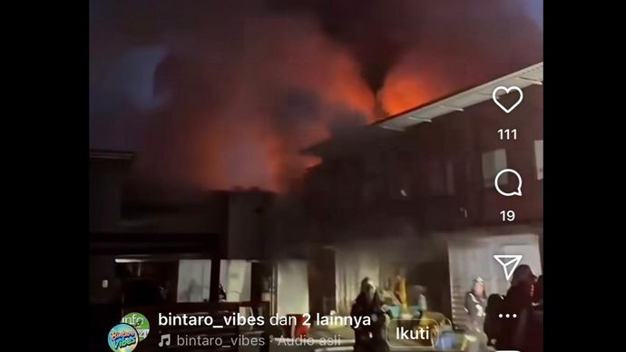 Kebakaran di Jepang yang diduga karena ulah WNI. 