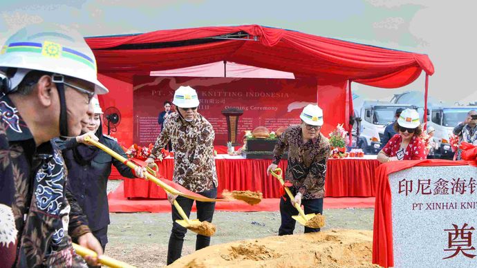 PT Xinhai Knitting Indonesia dan H&amp;M berkomitmen dalam menanamkan modalnya di Indonesia.