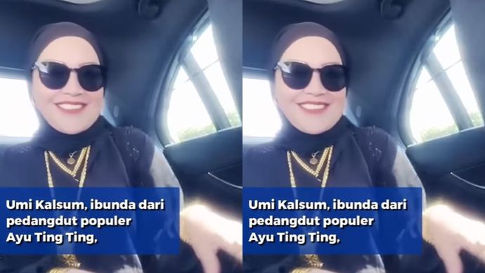 Umi Kalsum berjoget pamer perhiasan