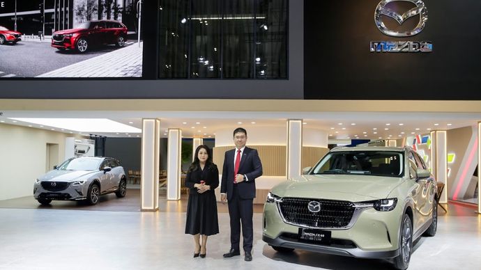 Mazda meluncurkan The New Mazda CX-3 Kuro dan The New Mazda CX-60 Sport di GIIAS 2025. (Foto: Mazda/Adiantoro/NTV)