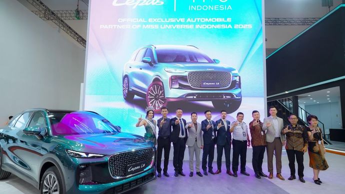 LEPAS resmi memulai debut di GIIAS 2025. (Foto: Istimewa)