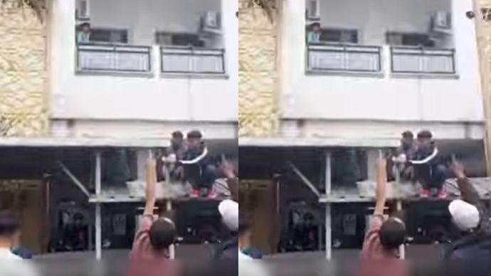 pria loncat dari lantai 3 Gedung Anyelir RSUD R Syamsudin