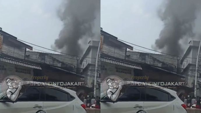 pasar lama Jatinegara kebakaran