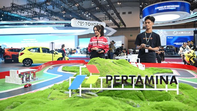 Booth Pertamina di GIIAS 2025.