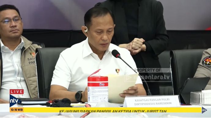Direktorat Tindak Pidana Ekonomi dan Khusus Bareskrim Polri Brigjen Helfi Assegaf