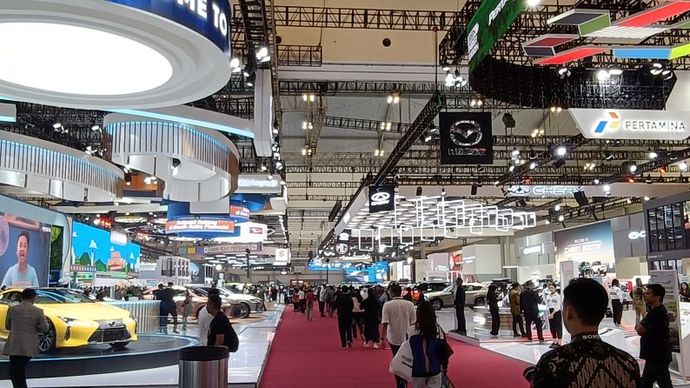 Ilustrasi. Pameran otomotif GIIAS 2025, di ICE BSD, Tangerang, Banten. (Foto: Adiantoro/NTV)