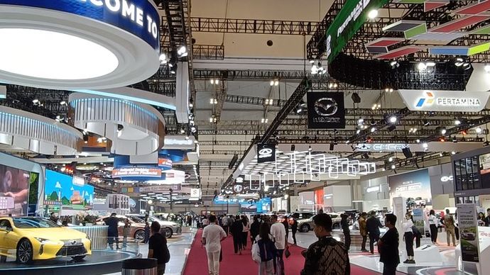 Pameran otomotif GIIAS 2025 mulai 24 Juli hingga 3 Agustus 2025 di ICE BSD City, Tangerang. (Foto: Adiantoro/NTV)