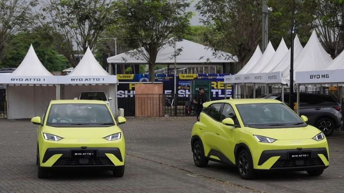 PT BYD Motor Indonesia memperkenalkan BYD ATTO 1 di GIIAS 2025. (Foto: Istimewa)