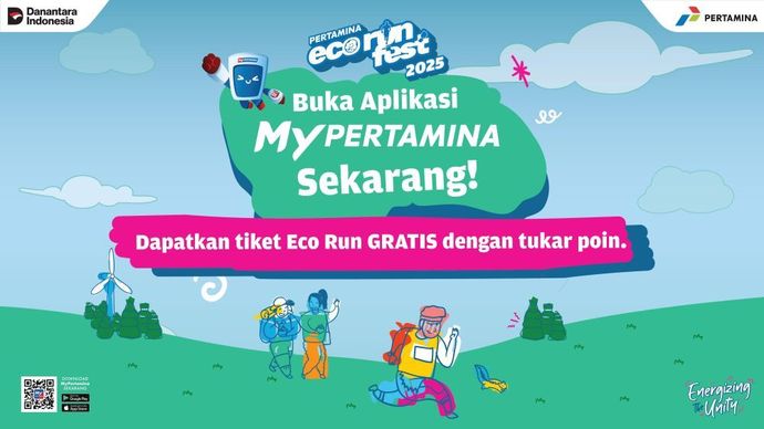 Promo penukaran tiket Pertamina Eco RunFest 2025 dan Energizing Music Festival 2025 secara gratis/Foto: Istimewa