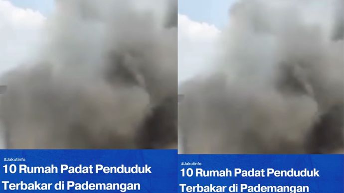 kebakaran di pademangan
