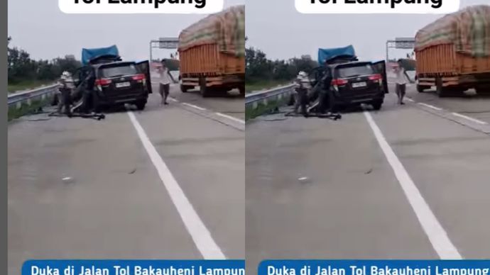 Telah terjadi kecelakaan lalu lintas pada hari Minggu, 27 Juli 2025, sekitar pukul 14.15 WIB berdasarkan rekaman CCTV, dan dikonfirmasi oleh pengguna jalan pada pukul 14.17 WIB. Insiden terjadi di ruas Tol KM 38+200 Jalur B, arah dari Terbanggi Besar menuju Bakauheni.