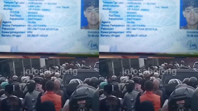 pemotor tewas di bojongsari