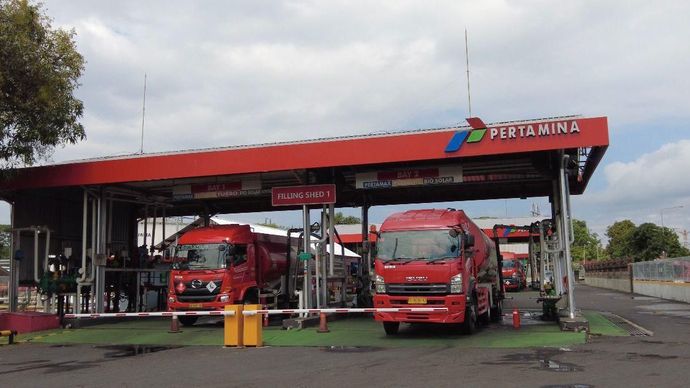 Percepat Pengiriman BBM Wilayah Jember, Pertamina Tambah 86 Mobil Tanki Pasca Penutupan Jalur Gumitir. Selasa, 29 Juli 2025.
