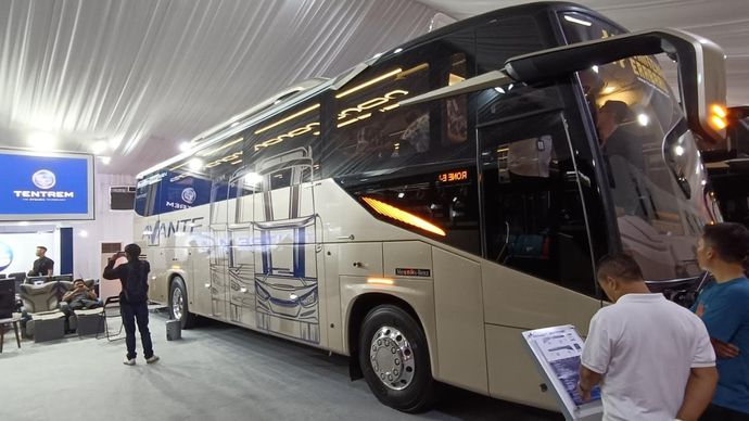 PT Tentrem Sejahera menampilkan All New Avante di GIIAS 2025. (Foto: Adiantoro/NTV)