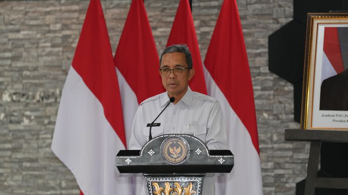Sekretaris Jenderal Kementerian Imigrasi dan Pemasyarakatan, Asep Kurnia. Kamis, 31 Juli 2025.