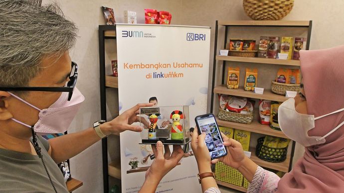 LinkUMKM, platform digital BRI. Jumat, 1 Agustus 2025.