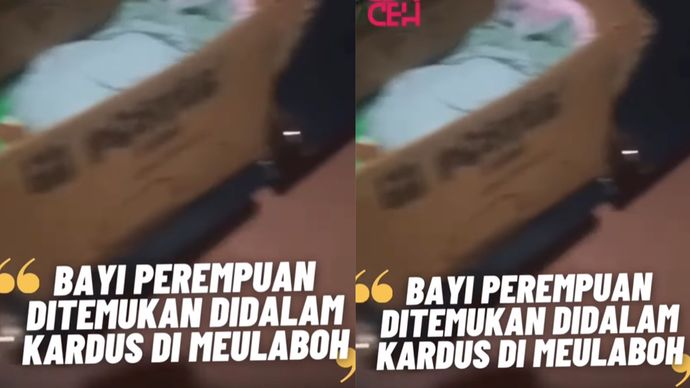 Warga dibuat geger dengan ditemukannya bayi perempuan berusia 5 hari di halaman rumah warga di Desa Drien Rampak, Kecamatan Johan Pahlawan, Aceh Barat. Bayi ditemukan berada di dalam kardus dalam kondisi sehat.