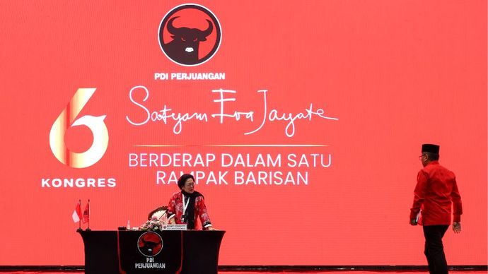 Ketua Umum PDI Perjuangan, Megawati Soekarnoputri.
