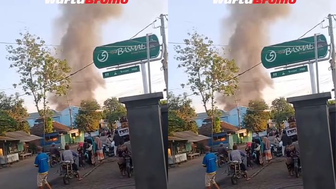 kebakaran rumah di pasuruan