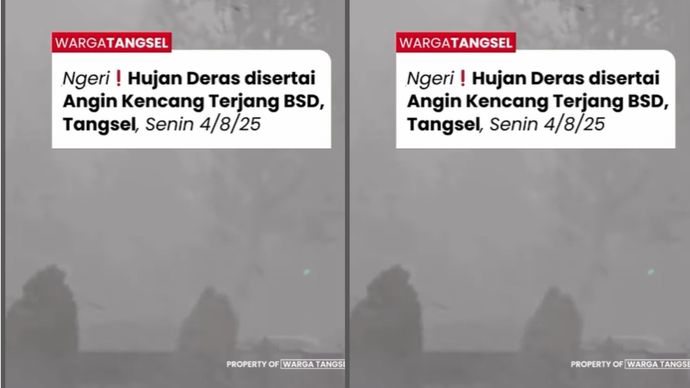 hujan deras dan angin kencang hantam BSD