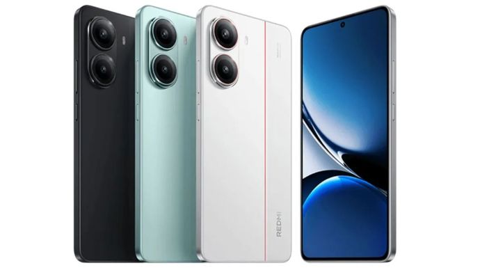 lustrasi ponsel Redmi Turbo. Tampilan Redmi Turbo 4.