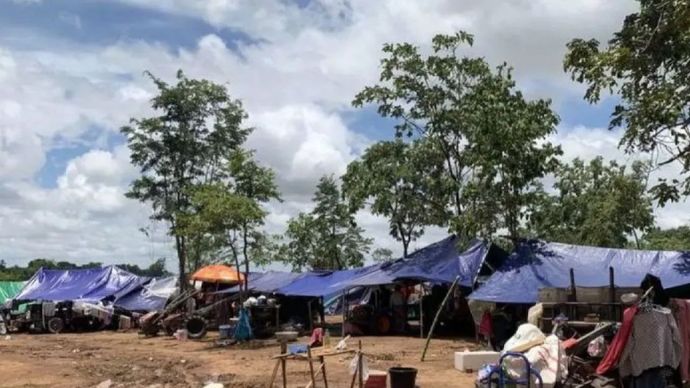 Wilayah di perbatasan Kamboja-Thailand. 