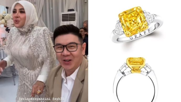 Cincin Rp18 miliar Syahrini 