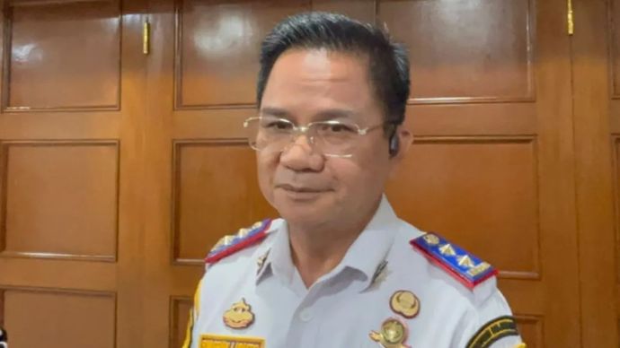 Kepala Dinas Perhubungan DKI Jakarta Syafrin Liputo saat dijumpai di Balai Kota Jakarta, Selasa (5/8/2025).