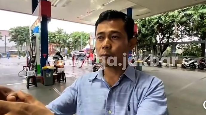 Manajer SPBU di Kembangan, Ramses Sitorus. 