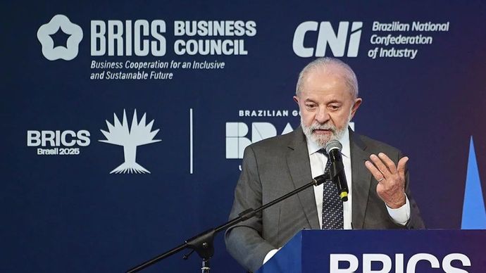 Presiden Brasil Luiz Inacio Lula da Silva. 