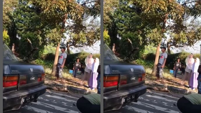 Insiden pohon tumbang terjadi pagi tadi di kawasan Arcamanik, tepatnya di dekat SD Cendikia Muda. Peristiwa ini menyebabkan beberapa kendaraan tertimpa, termasuk seorang pengemudi ojek online (ojol) yang menjadi korban langsung.
