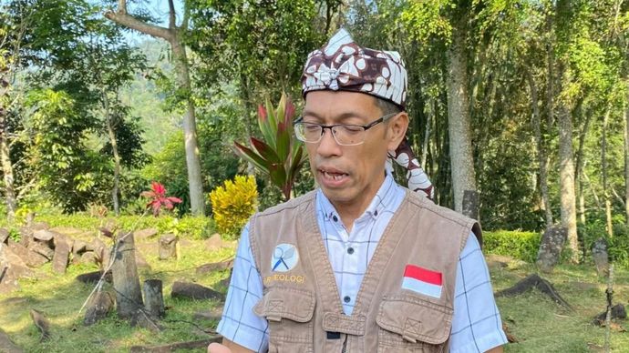 Ketua Tim Peneliti Situs Megalitikum Gunung Padang Ali Akbar