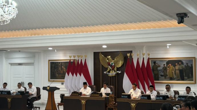 Prabowo Subianto Pimpin Sidang Paripurna Kabinet