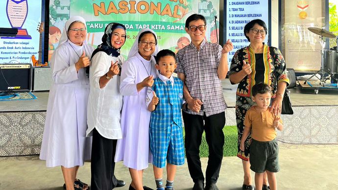 Dalam rangka memperingati  Hari Anak Nasional ke - 41,  Imaculata Autism Boarding School (IABS) merayakannya dengan aneka penampilan ketrampilan dan unjuk bakat  Anak-anak Berkebutuhan Khusus (ABK) terkhusus anak penyantang Autis. 