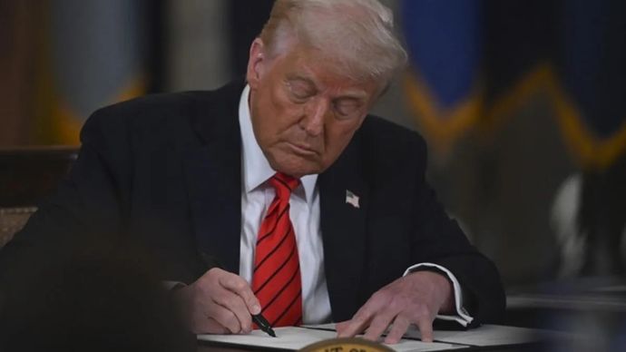 Arsip - Presiden Amerika Serikat Donald Trump. /ANTARA/Anadolu/py