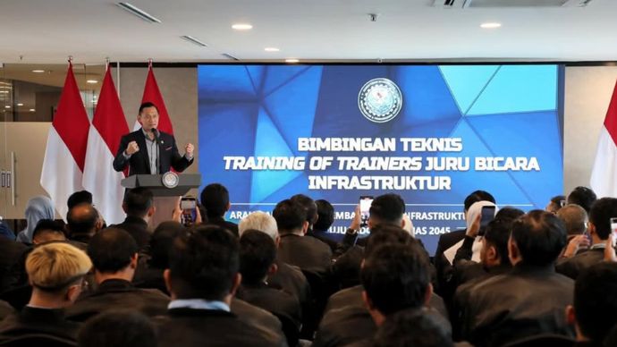 Menteri Koordinator Infrastruktur dan Pembangunan Kewilayahan, Agus Harimurti Yudhoyono (AHY)