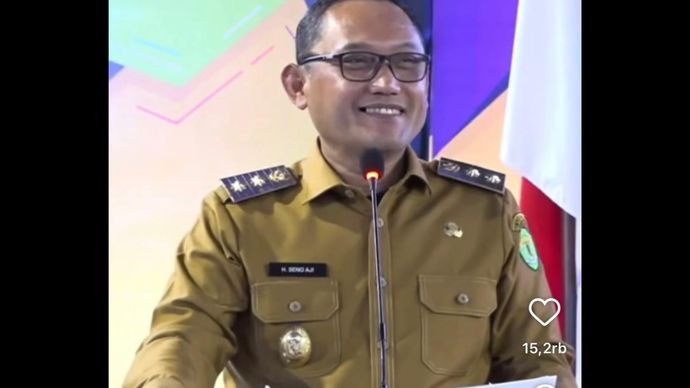Wagub Kaltim Seno Aji. 