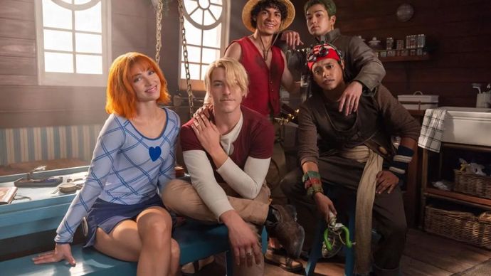 Para karakter dari serial live-action 