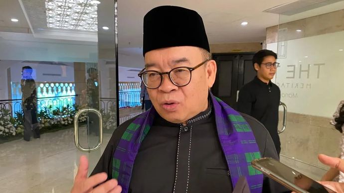 Ketua Umum Lembaga Kebudayaan Betawi (LKB), Beky Mardani. ANTARA/Lia Wanadriani Santosa