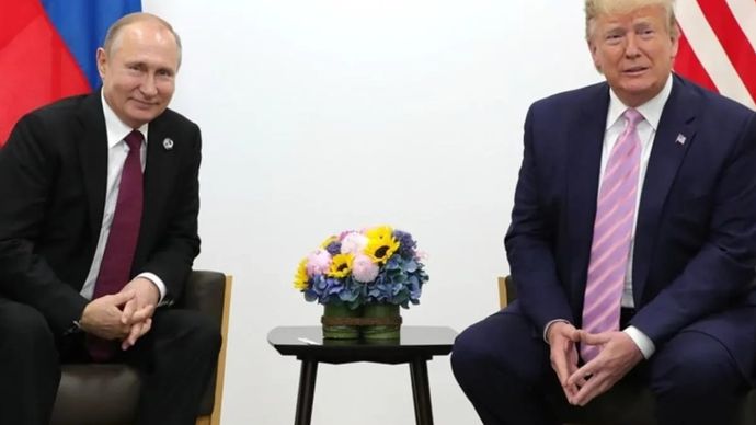 Ilustrasi pertemuan Trump-Putin. ANTARA/Anadolu/py