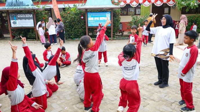 Salah satu sekolah di sekitar wilayah IKN yang dibina Otorita IKN agar menjadi sekolah berkualitas.