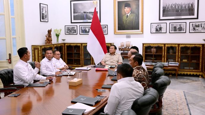 Prabowo Gelar Pertemuan Tertutup Bahas Keamanan dan Ketahanan Pangan Nasional