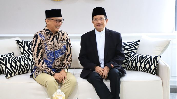 Menag Terima Kepala BKN, Bahas Karir ASN Kemenag dan PPPK Optimalisasi