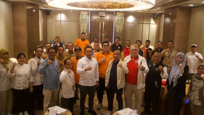 Program Edukasi Suporter Sepak Bola hasil kolaborasi Kementerian Pemuda dan Olahraga (Kemenpora).