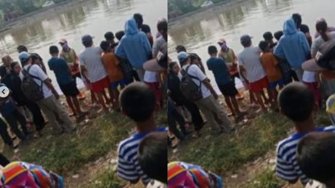 Jasad Pria Mengambang di Pintu Air Marunda Cilincing Sore Ini