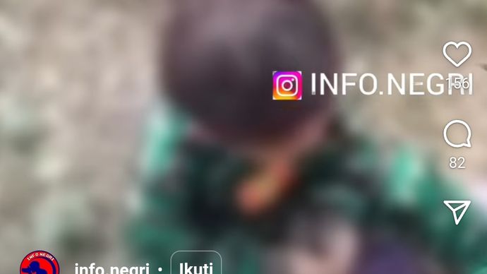 Balita dilempar ke jurang oleh selingkuhan ibunya. 