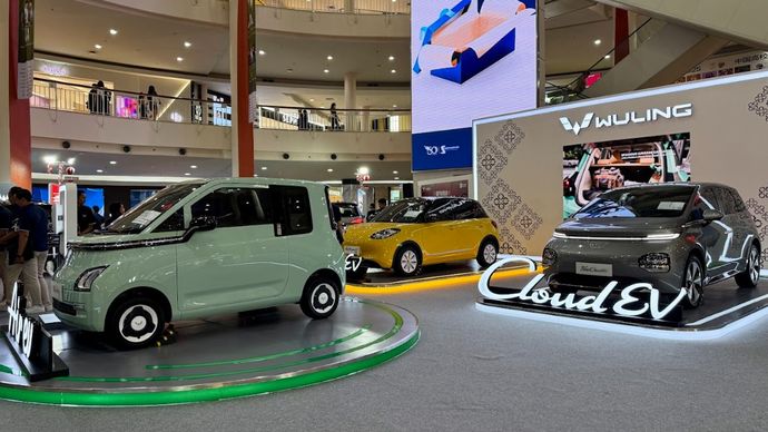 Wuling Motors menggelar pameran di Atrium The Forum, Mall Kelapa Gading, Jakarta Utara, pada 13-17 Agustus 2025. (Foto: Istimewa)
