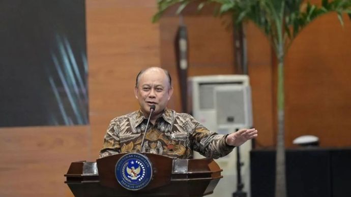 Kepala BGN Dadan Hindayana pada penandatanganan kerja sama Program Makan Bergizi Gratis (MBG) dengan Kementerian Pariwisata dan Ekonomi Kreatif (Kemenparekraf) di Jakarta pada Rabu (13/8/2025). 