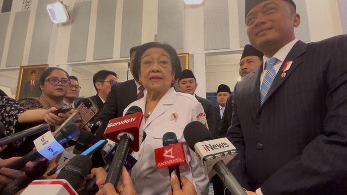 Ketua Dewan Pengarah Badan Pembinaan Ideologi Pancasila (BPIP) yang merupakan Mantan Presiden RI ke-5 Megawati Soekarnoputri