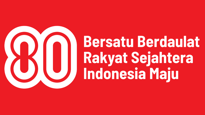 Logo HUT ke-80 RI. 